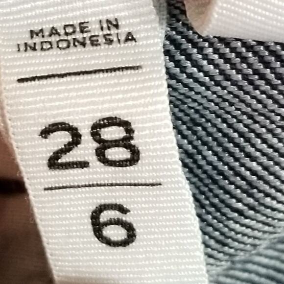 Loft Dark Wash Stretch Straight Leg Jeans Size 6 - Picture 5 of 5